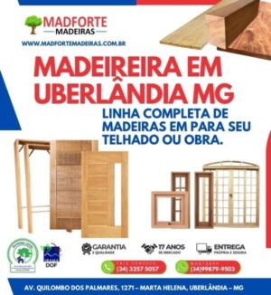 Madeireira Uberlândia - MadForte Madeiras