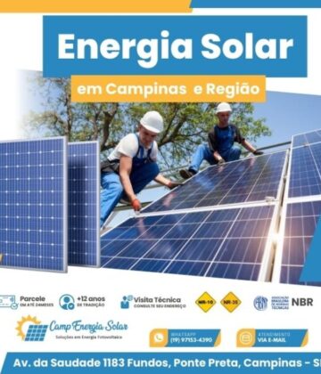 Energia Solar Campinas – Camp Energia Solar